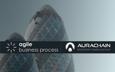 Agile Business Process _and_Aurachain_form_parnership