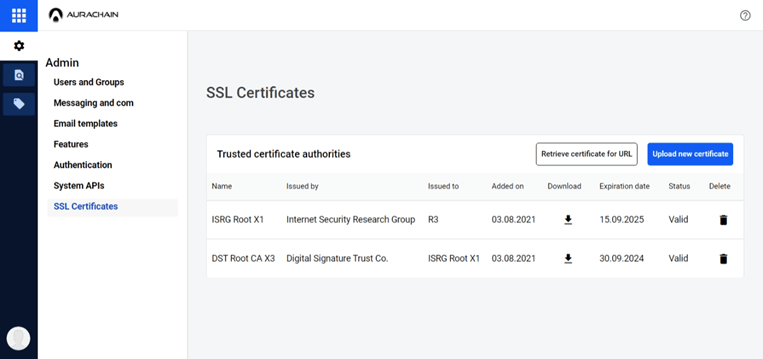 Aurachain_low_code_platform_v3.12.0_SSL_certificates
